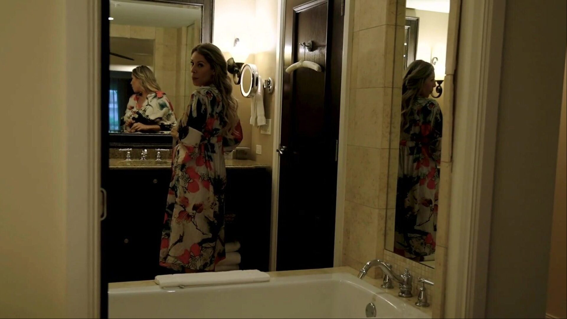 Fucking my Step Mom the Night in advance of she Gets new Big Boobs - Nikki Brooks
